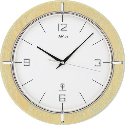 Nástěnné hodiny 5830 AMS řízené rádiovým signálem 29cm