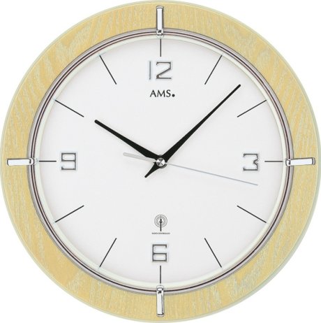 Nástěnné hodiny 5830 AMS řízené rádiovým signálem 29cm