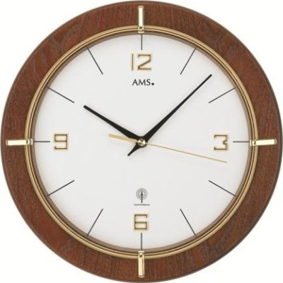 Nástěnné hodiny 5832 AMS řízené rádiovým signálem 29cm