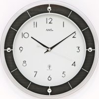 Nástěnné hodiny 5854 AMS řízené rádiovým signálem 31cm