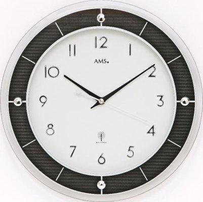 Nástěnné hodiny 5854 AMS řízené rádiovým signálem 31cm