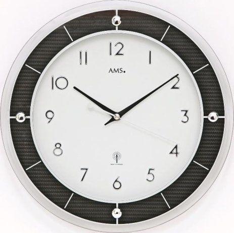 Nástěnné hodiny 5854 AMS řízené rádiovým signálem 31cm