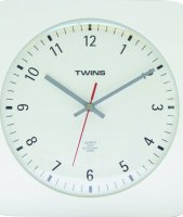 Nástěnné hodiny Twins 5078 white 30cm