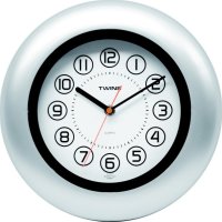 Nástěnné hodiny Twins 7181 black 27cm