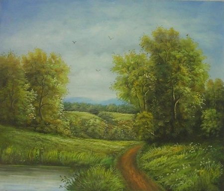 Obraz - Cesta do lesa