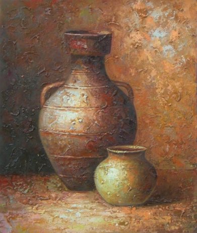 Obraz - Dvě nádoby