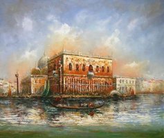 Obraz - Gondola na moři