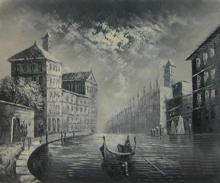 Obraz - Město duchů