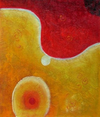 Obraz - Oranžová řeka