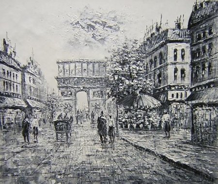 Obraz - Pařížská ulice