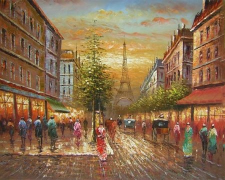 Obraz - Pařížská ulice