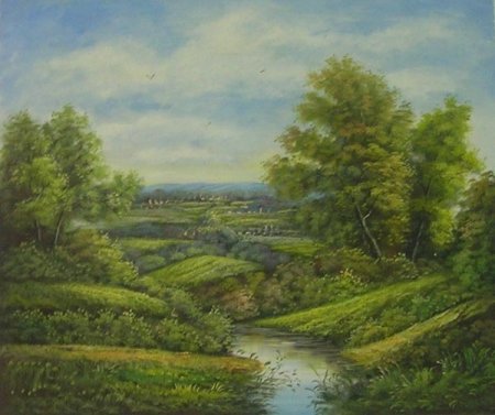 Obraz - Řeka v přírodě III.