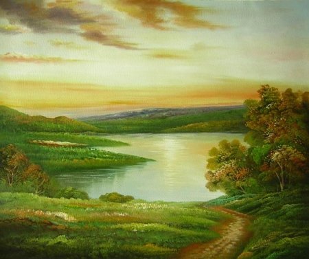 Obraz - Scenérie úsvitu