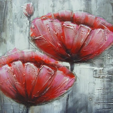 Obraz - Tulipány 75x75cm