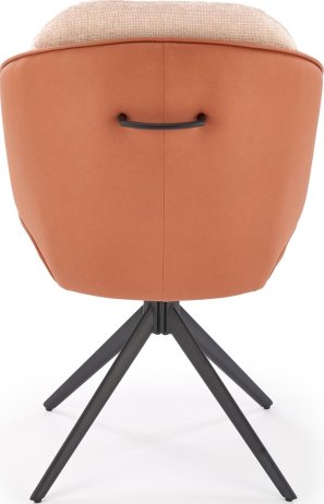 Otočná židle K554 hnědá/béžová