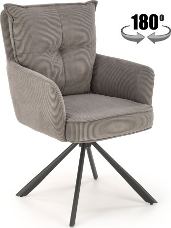 Otočné křeslo K528 šedá