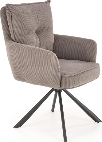 Otočné křeslo K528 šedá