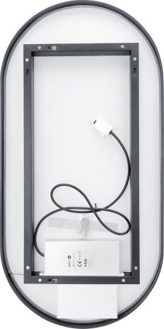 Oválné LED zrcadlo 40x80 cm