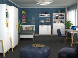 PC stůl BELLE 2S/120