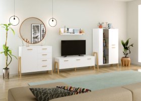 PC stůl BELLE 2S/120