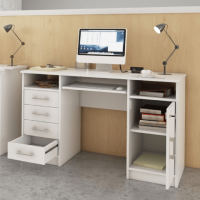 Bílý PC stůl Styroom