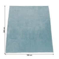 Plyšová deka Rugs neomint 160x200cm