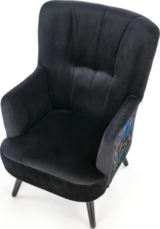 Pohodlné křeslo PAGONI černá