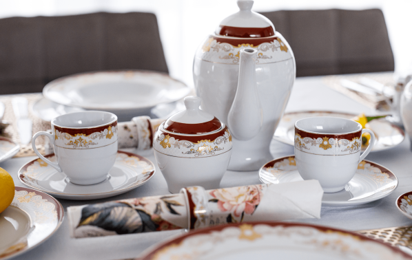 Porcelánová jídelní sada Paint 2