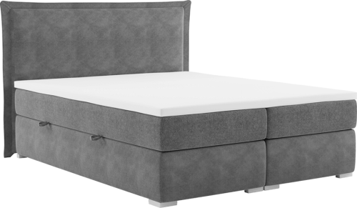 Boxspring postel Aning 160x200, šedá