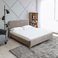 Postel Stairy 140x200, taupe / gold