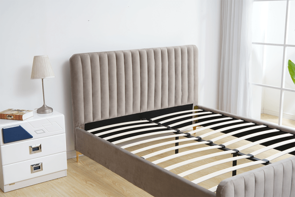 Postel Stairy 140x200, taupe / gold