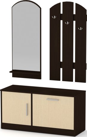 Předsíňová stěna OLGA wenge kombi