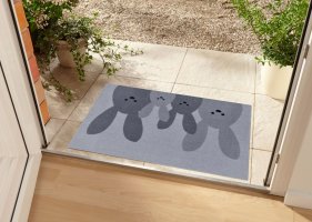 Protiskluzová rohožka Printy 105371 Grey