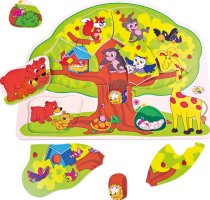 Puzzle veselá zvířátka