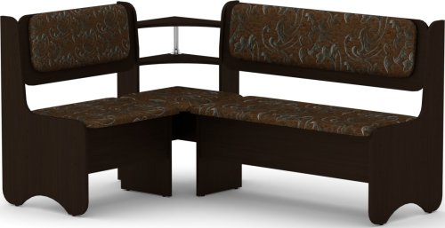 Rohová lavice SOFIA wenge, Scotland brown