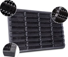 Rohožka Mix Mats Brushes 105648 Black