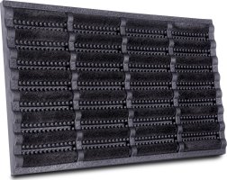 Rohožka Mix Mats Brushes 105648 Black