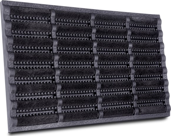 Rohožka Mix Mats Brushes 105648 Black