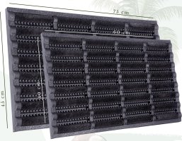 Rohožka Mix Mats Brushes 105648 Black