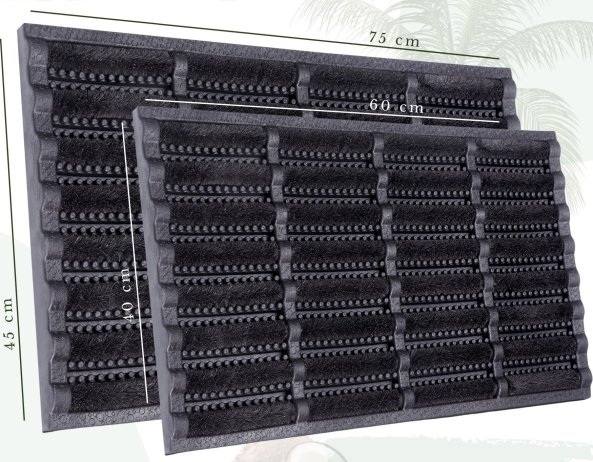 Rohožka Mix Mats Brushes 105648 Black
