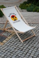 Dřevěné lehátko Bahama vzor