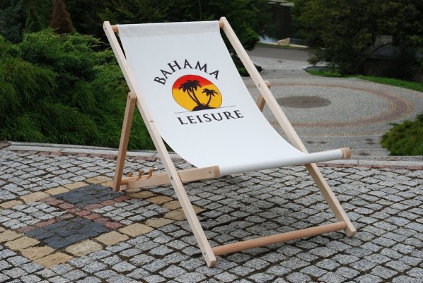 Dřevěné lehátko Bahama vzor