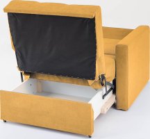 Rozkládací křeslo LARA Yellow