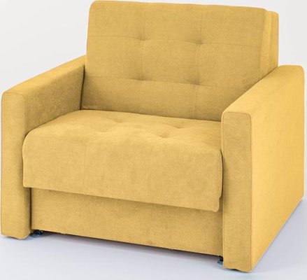 Rozkládací křeslo LARA Yellow