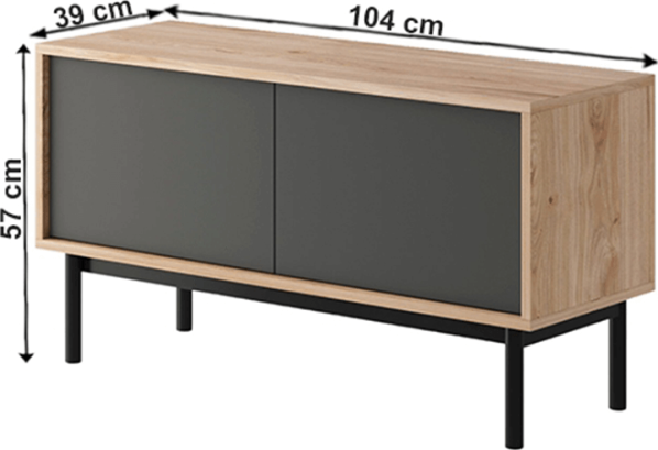 RTV stolek BERGEN BRTV104