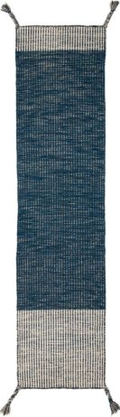 Ručně všívaný kusový běhoun Indira Blue