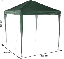 Skládací zahradní altánek Pavilon 2x2 m