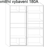 Šatní skříň Puerto 180