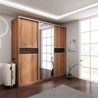 Šatní skříň Puerto 220 se zrcadlem