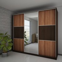 Šatní skříň Rico 220 se zrcadlem